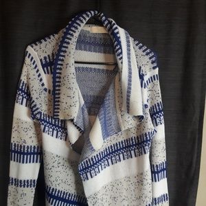 Navy and Cream Sweater